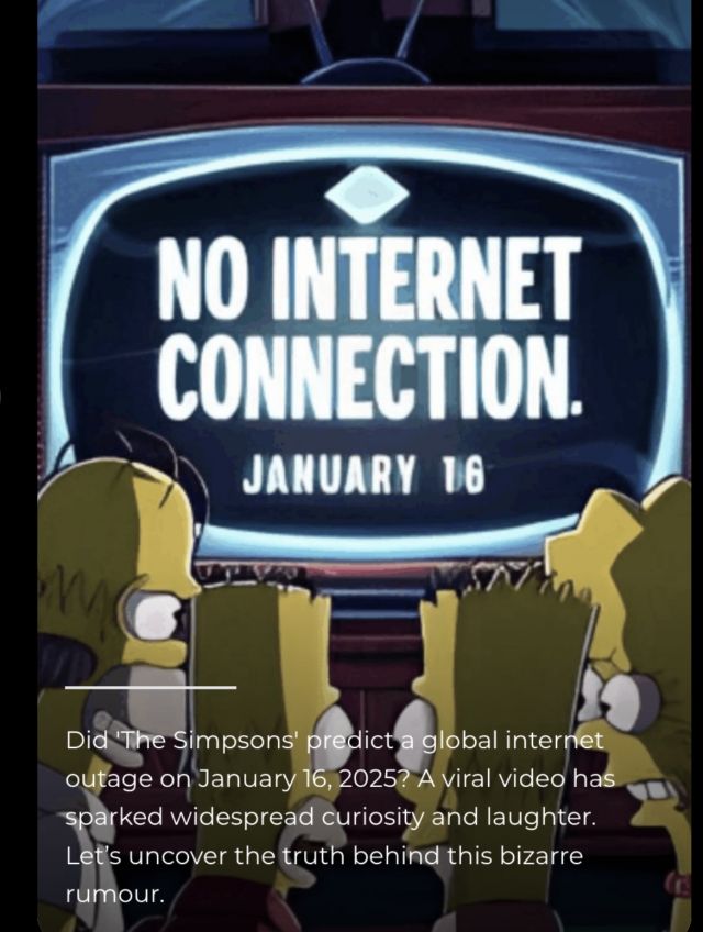 Breaking No Internet Jan 16 Simpson Predict going Viral